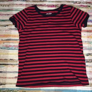 Black and white stripe shirt